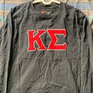 Black | Kappa Sigma Block Letter Shirt
